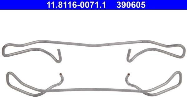 ATE 11.8116-0071.1 - Arc, etrier frana aaoparts.ro