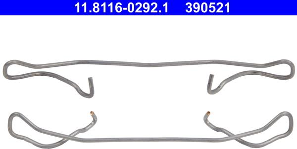 ATE 11.8116-0292.1 - Arc, etrier frana aaoparts.ro