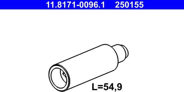 ATE 11.8171-0096.1 - Surub ghidare, etrier frana aaoparts.ro