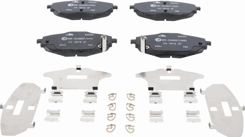 ATE 13.0460-5501.2 - Set placute frana,frana disc aaoparts.ro