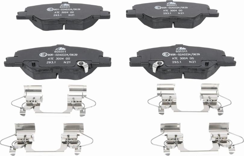 ATE 13.0460-5511.2 - Set placute frana,frana disc aaoparts.ro