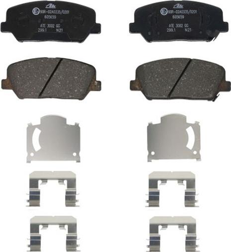 ATE 13.0460-5659.2 - Set placute frana,frana disc aaoparts.ro
