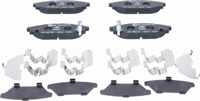 ATE 13.0460-5669.2 - Set placute frana,frana disc aaoparts.ro