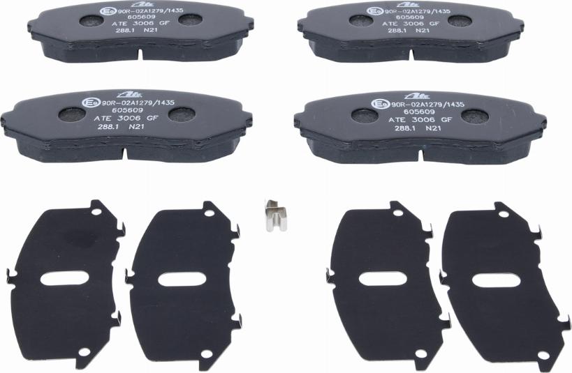 ATE 13.0460-5609.2 - Set placute frana,frana disc aaoparts.ro