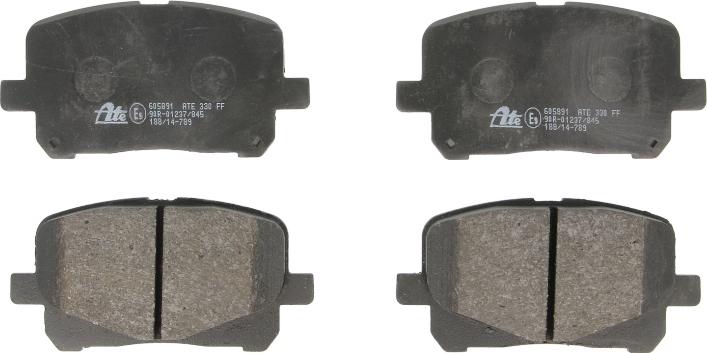 ATE 13.0460-5891.2 - Set placute frana,frana disc aaoparts.ro