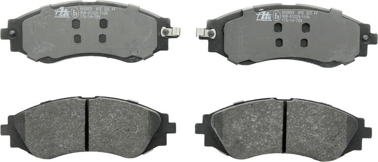 ATE 13.0460-5859.2 - Set placute frana,frana disc aaoparts.ro