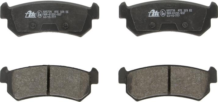 ATE 13.0460-5739.2 - Set placute frana,frana disc aaoparts.ro