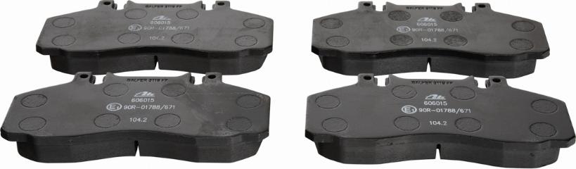 ATE 13.0460-6015.2 - Set placute frana,frana disc aaoparts.ro