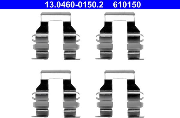 ATE 13.0460-0150.2 - Set accesorii, placute frana aaoparts.ro