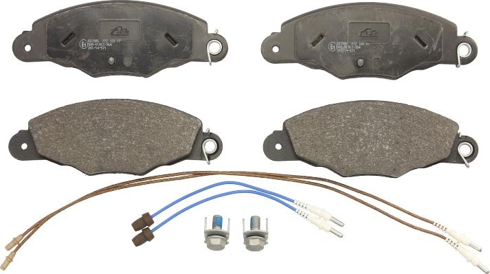 ATE 13.0460-3986.2 - Set placute frana,frana disc aaoparts.ro