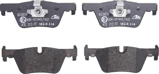 ATE 13.0460-3859.2 - Set placute frana,frana disc aaoparts.ro
