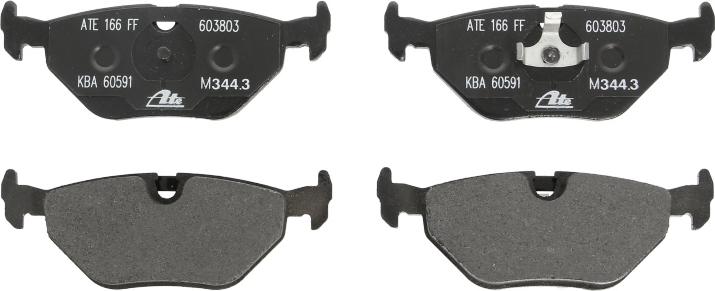 ATE 13.0460-3803.2 - Set placute frana,frana disc aaoparts.ro