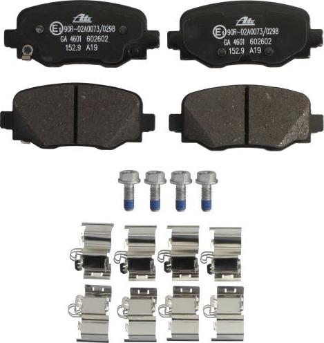 ATE 13.0460-2602.2 - Set placute frana,frana disc aaoparts.ro