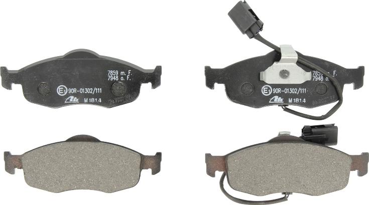 ATE 13.0460-7056.2 - Set placute frana,frana disc aaoparts.ro