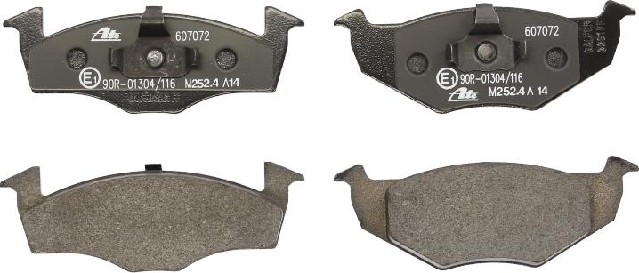 ATE 13.0460-7072.2 - Set placute frana,frana disc aaoparts.ro