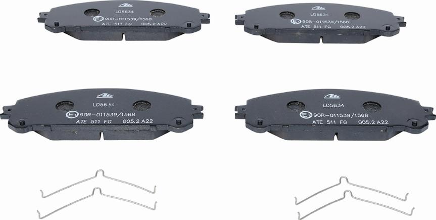 ATE 13.0470-5634.2 - Set placute frana,frana disc aaoparts.ro