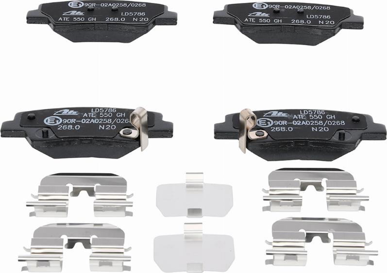 ATE 13.0470-5786.2 - Set placute frana,frana disc aaoparts.ro