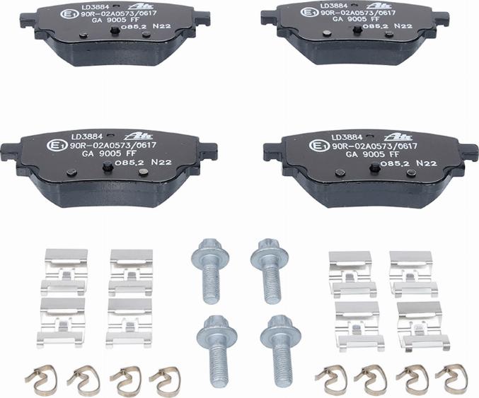 ATE 13.0470-3884.2 - Set placute frana,frana disc aaoparts.ro