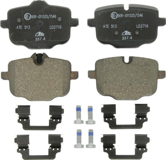 ATE 13.0470-2716.2 - Set placute frana,frana disc aaoparts.ro