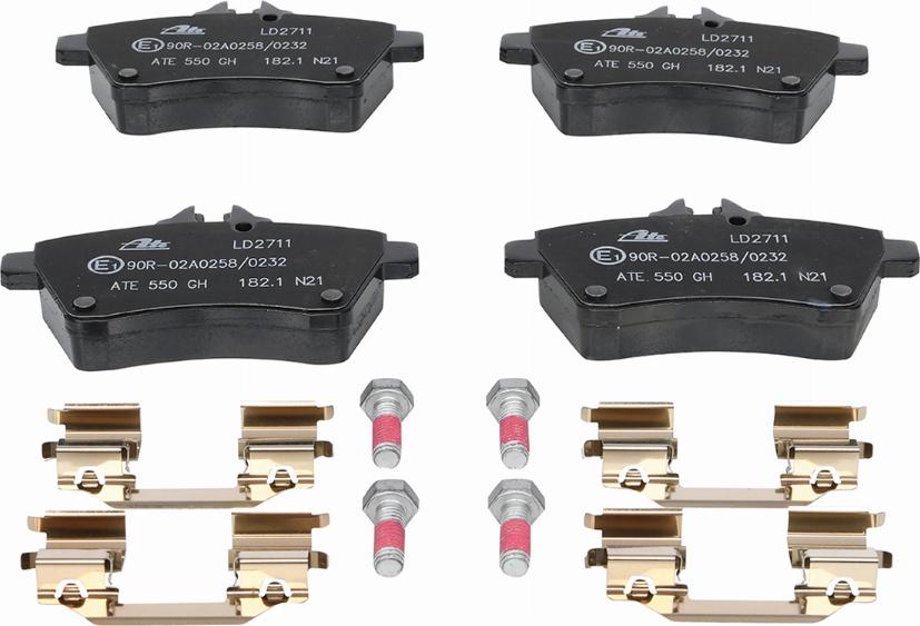 ATE 13.0470-2711.2 - Set placute frana,frana disc aaoparts.ro