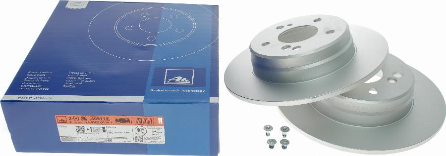 ATE 24.0109-0114.1 - Disc frana aaoparts.ro