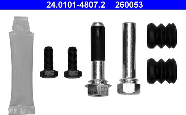 ATE 24.0101-4807.2 - Set accesorii, etrier frana aaoparts.ro