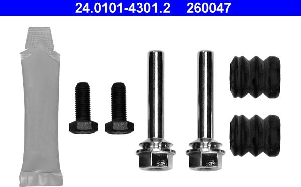 ATE 24.0101-4301.2 - Set accesorii, etrier frana aaoparts.ro