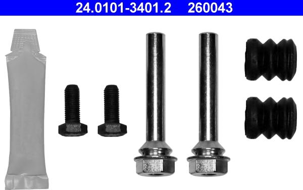 ATE 24.0101-3401.2 - Set accesorii, etrier frana aaoparts.ro