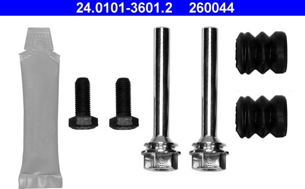 ATE 24.0101-3601.2 - Set accesorii, etrier frana aaoparts.ro