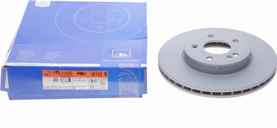 ATE 24.0124-0265.1 - Disc frana aaoparts.ro