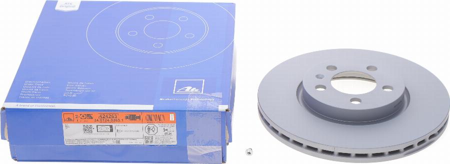 ATE 24.0124-0263.1 - Disc frana aaoparts.ro