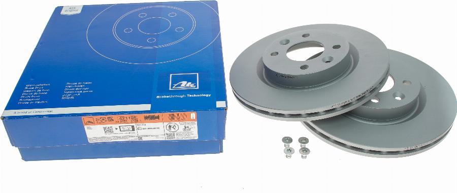 ATE 24.0121-0106.1 - Disc frana aaoparts.ro