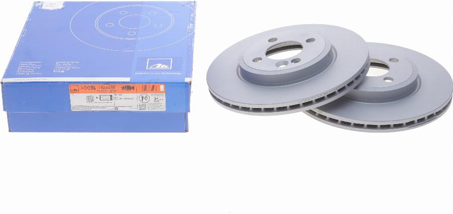 ATE 24.0122-0248.1 - Disc frana aaoparts.ro