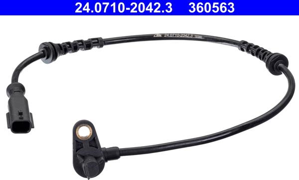 ATE 24.0710-2042.3 - Senzor,turatie roata aaoparts.ro