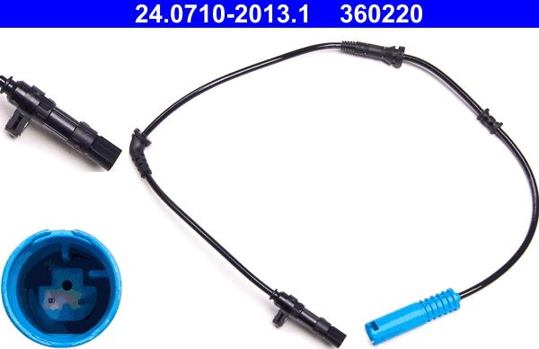 ATE 24.0710-2013.1 - Senzor,turatie roata aaoparts.ro