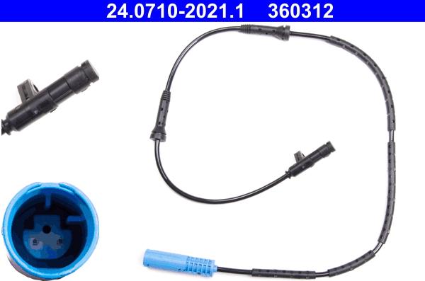 ATE 24.0710-2021.1 - Senzor,turatie roata aaoparts.ro