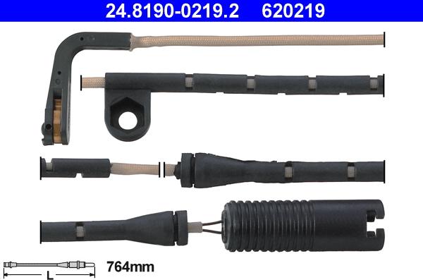 ATE 24.8190-0219.2 - Senzor de avertizare,uzura placute de frana aaoparts.ro