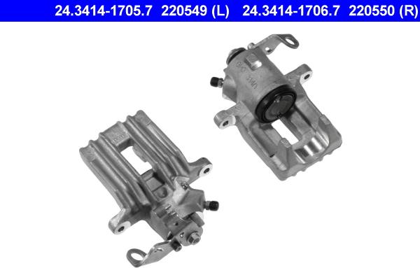 ATE 24.3414-1705.7 - Etrier frana aaoparts.ro