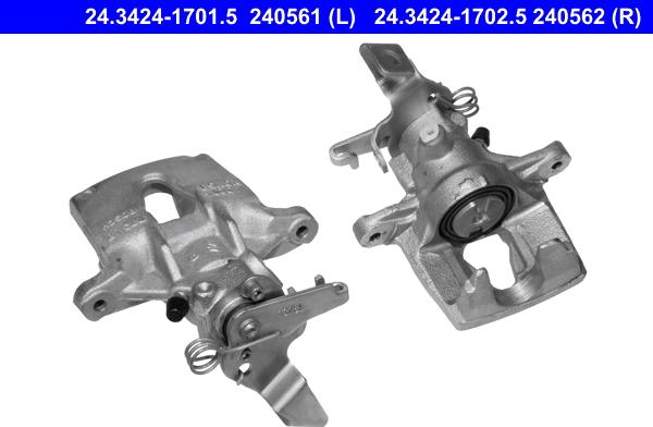 ATE 24.3424-1701.5 - Etrier frana aaoparts.ro