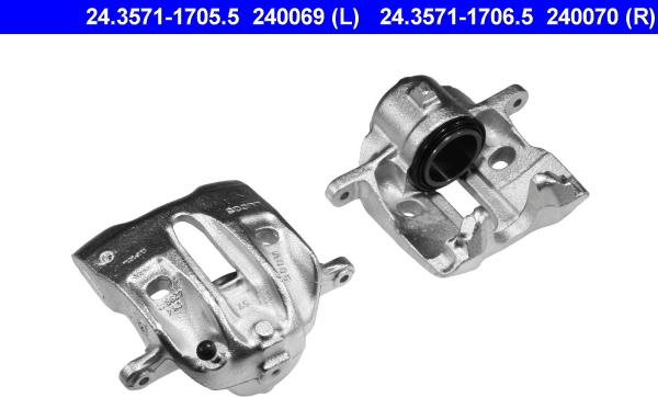 ATE 24.3571-1706.5 - Etrier frana aaoparts.ro