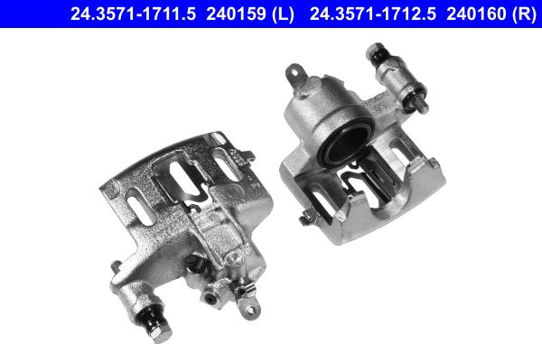 ATE 24.3571-1711.5 - Etrier frana aaoparts.ro