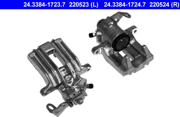 ATE 24.3384-1723.7 - Etrier frana aaoparts.ro