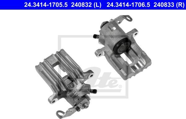 ATE 24.3414-1705.5 - Etrier frana aaoparts.ro