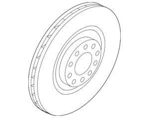 AUDI 80A 615 301 F - Disc frana aaoparts.ro