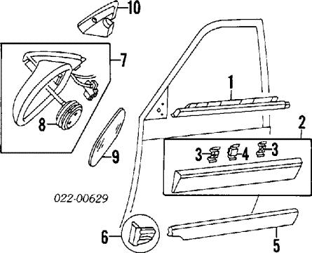 AUDI 8D1858532C3FZ - Oglinda exterioara aaoparts.ro