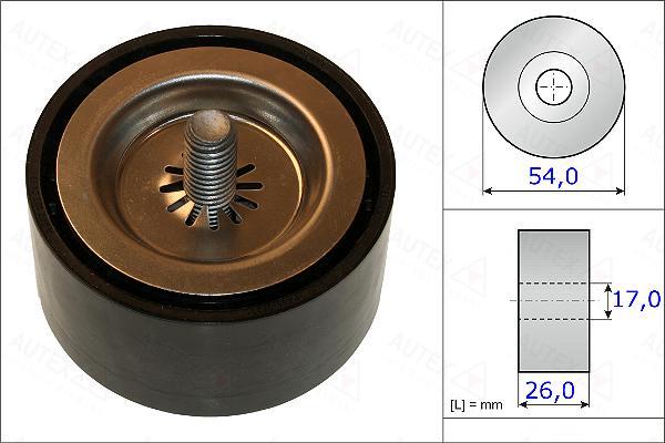 Autex 654879 - Rola ghidare / conducere, curea transmisie aaoparts.ro