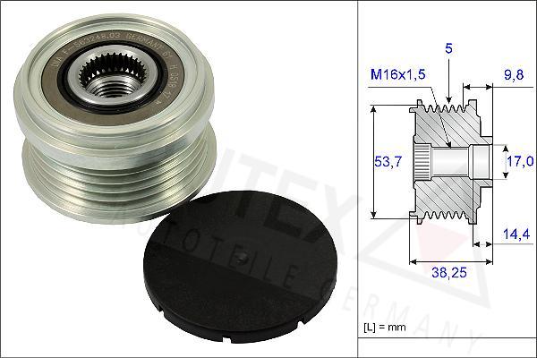 Autex 654870 - Fulie, alternator aaoparts.ro