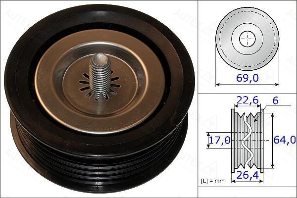 Autex 654878 - Rola ghidare / conducere, curea transmisie aaoparts.ro