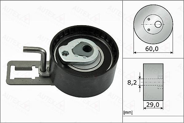 Autex 655150 - Rola intinzator,curea distributie aaoparts.ro