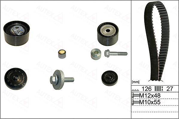 Autex 702920 - Set curea de distributie aaoparts.ro